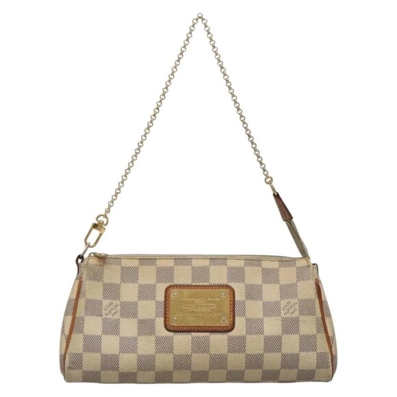 LOUIS VUITTON Damier Azur Eva Shoulder Bag 2way N55214 LV Auth 132641 - Picture 2 of 16